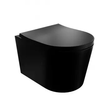 Miska WC wisząca z deską - Lavita Versoni Black 3.0